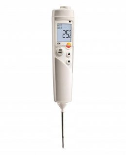 Termometr HACCP dla przemysłu spożywczego z sondą pomiarową, TESTO 106